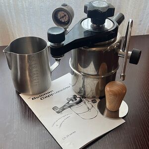 Bellman Stainless Steel Espresso/Cappuccino Maker with Milk Pitcher
